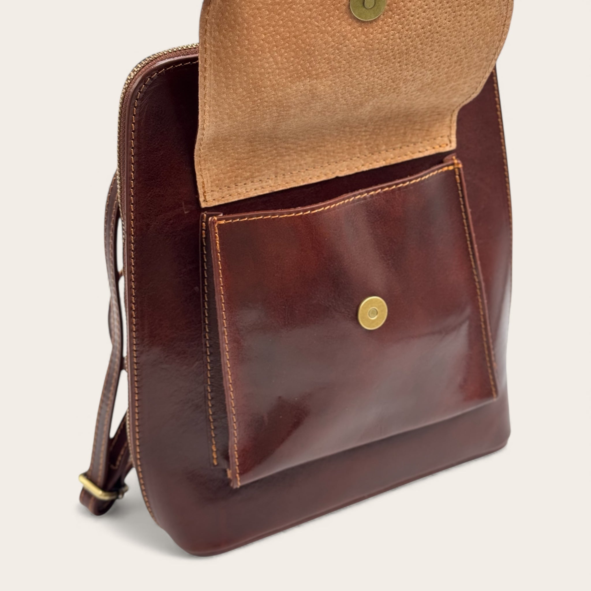 Zaino, borsa a mano e crossbody in pelle “Il Magnifico” – Florence Italy