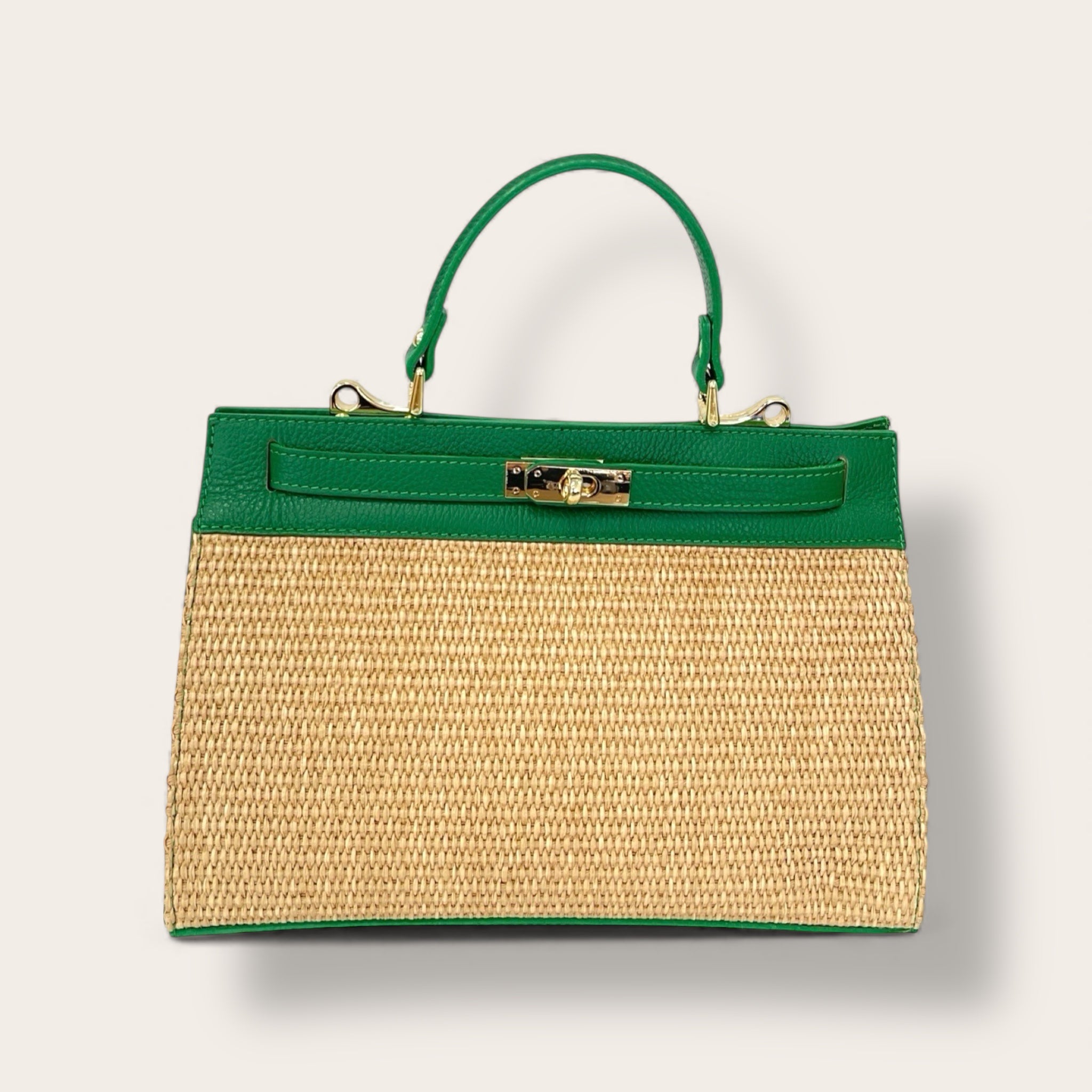 Florence Italy – Selva | Borsa in pelle e raffia