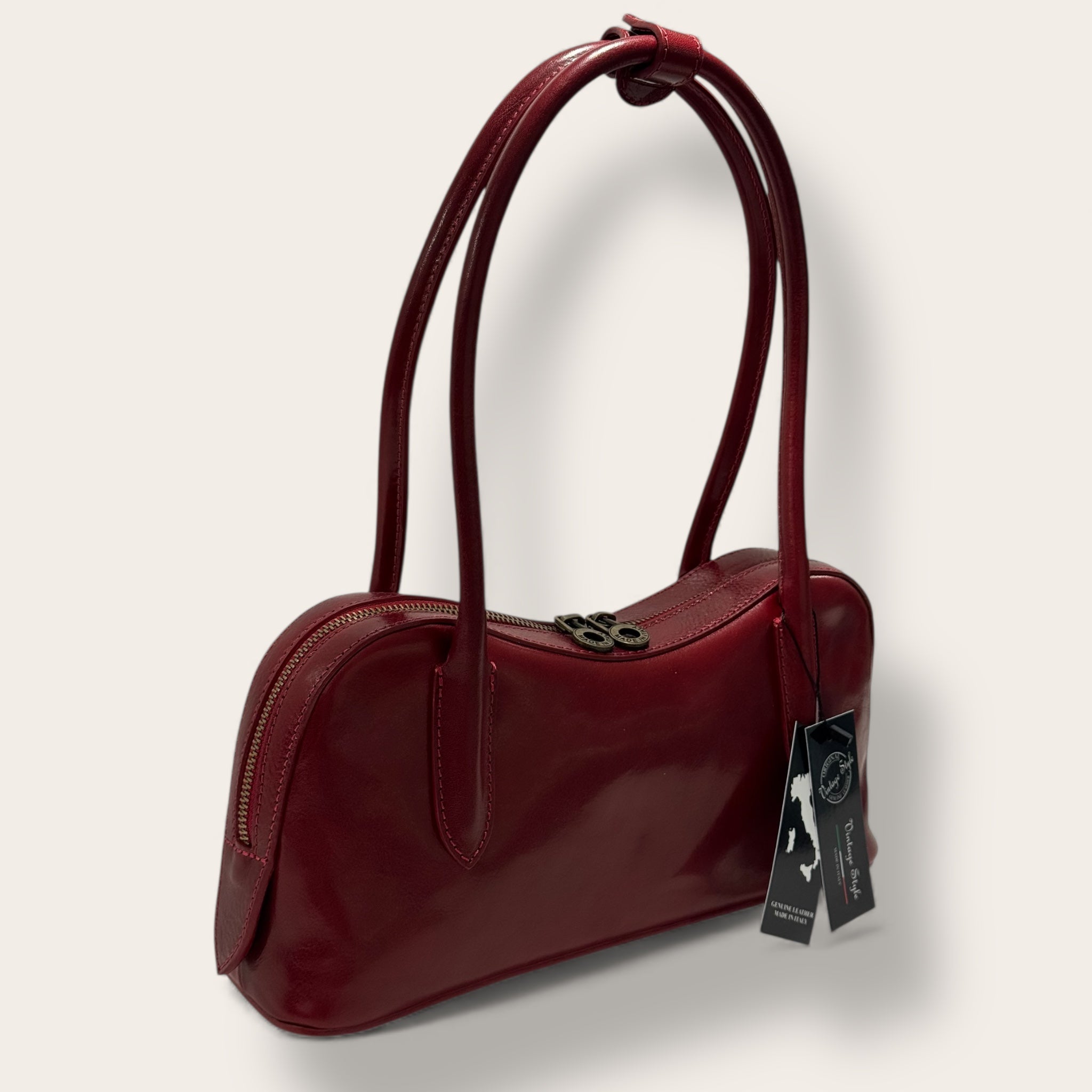 Florence Italy – Tornabuoni Bordeaux | Borsa in Pelle Made in Italy