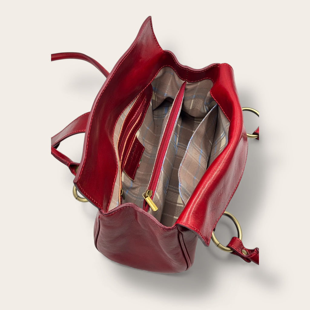 Giglio – Borsa Artigianale in vera pelle Florence Italy