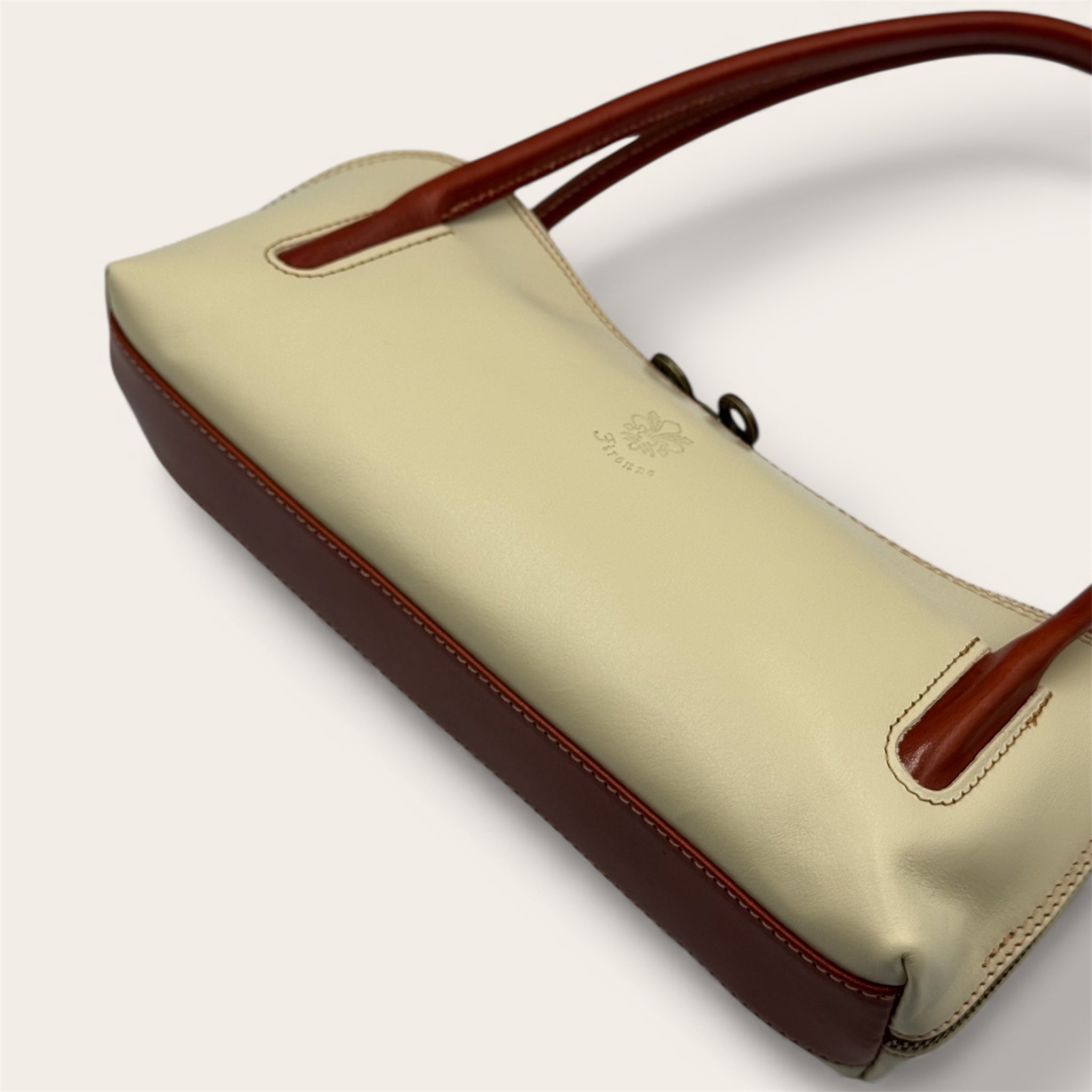 Borsa "Lungarno" avorio - Florence Italy