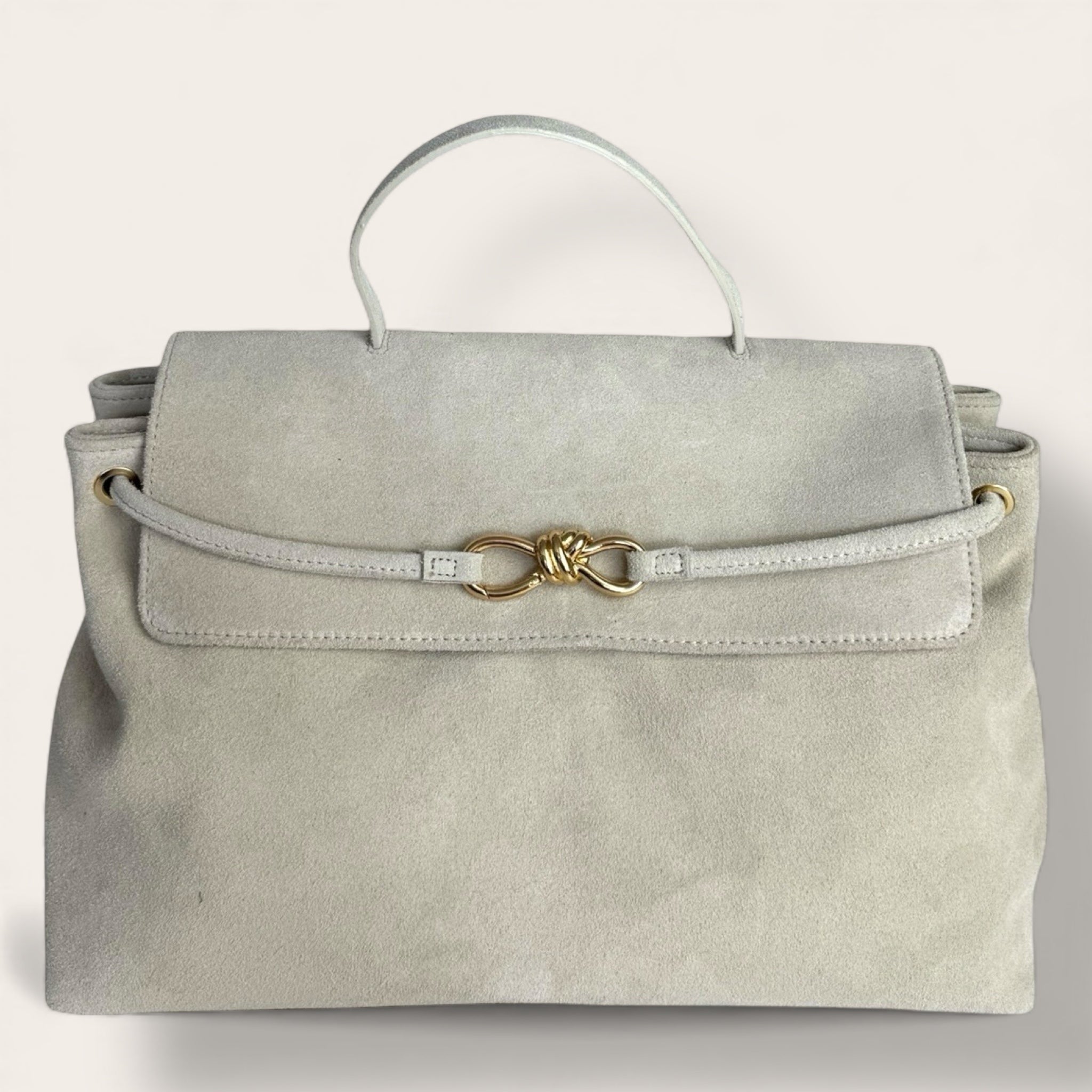 Borsa Aurea in vera pelle scamosciata | Florence Italy