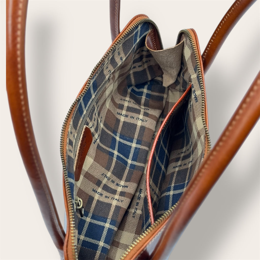 Borsa "Lungarno" cuoio fiorentino - Florence Italy