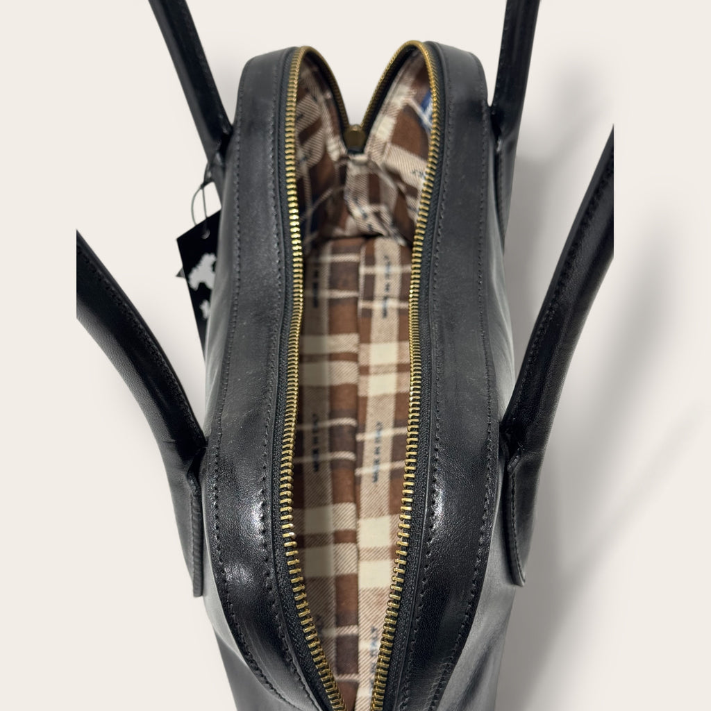 Florence Italy – Tornabuoni Nero | Borsa in Pelle Made in Italy