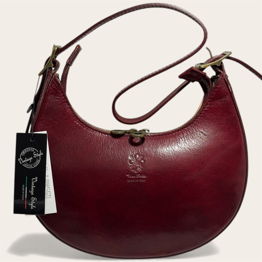 Borsa “Beatrice” bordeaux – Florence Italy