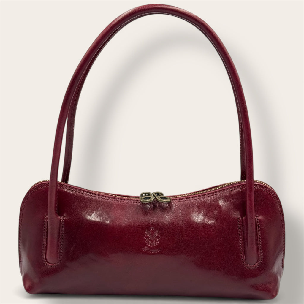 Borsa "Lungarno" bordeaux - Florence Italy