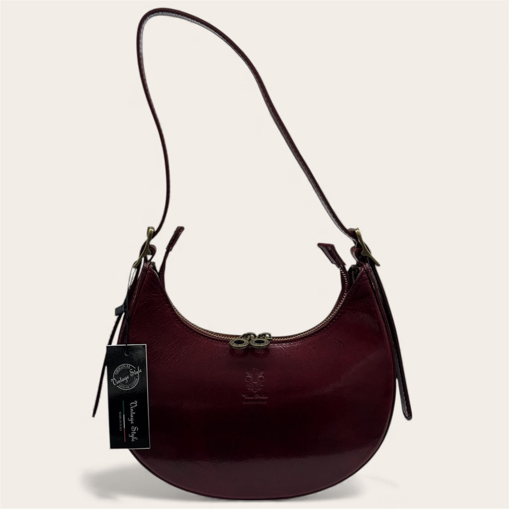 Borsa “Beatrice” bordeaux – Florence Italy