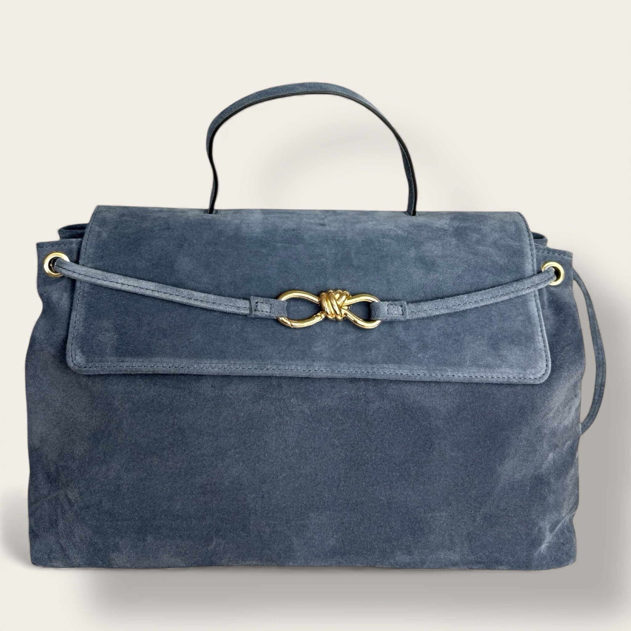 Borsa Aurea in vera pelle scamosciata | Florence Italy